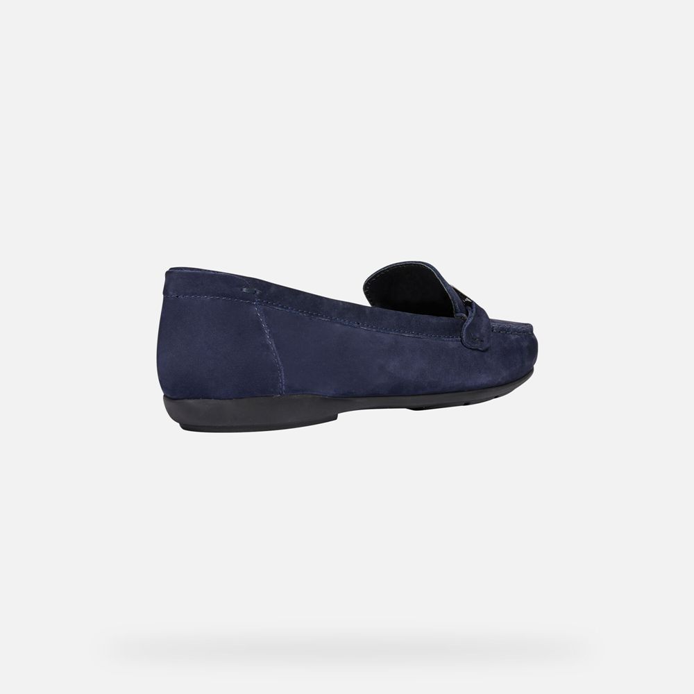Geox Bayan Loafers Koyu Mavi - Annytah - LRA-763042